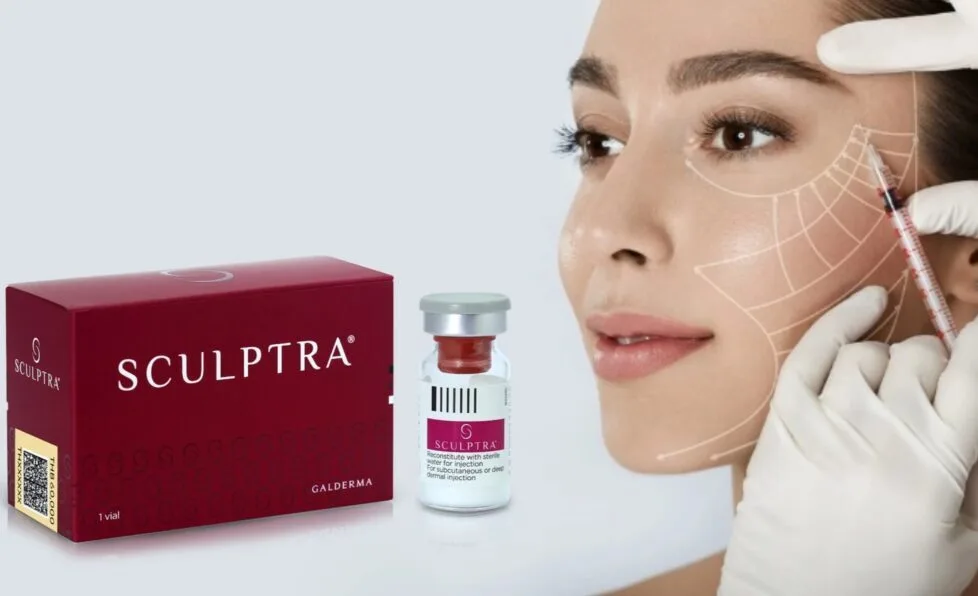 Sculptra como bioestimulador de colágeno para mejorar firmeza, densidad dérmica y calidad de la piel facial